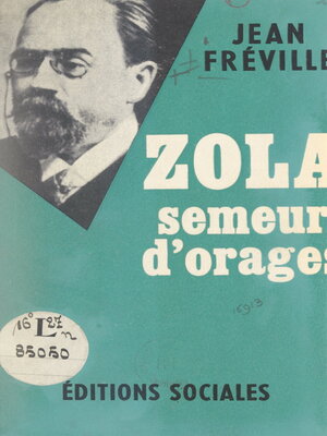 cover image of Zola, semeur d'orages
